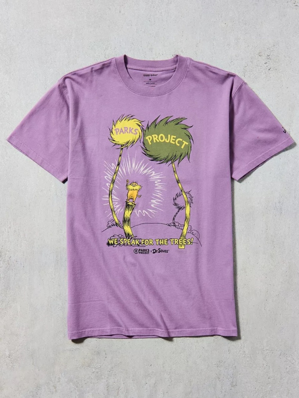 NWOT Parks Project X Dr. Seuss We Speak For The Trees Graphic Tee Size Medium
